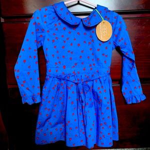 NWT EGG 2T Blue Peter Pan Cotton Dress
